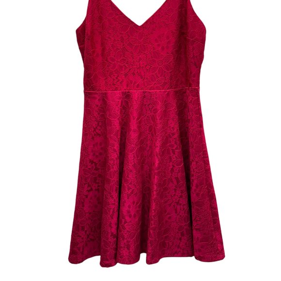 Lulus Women's Full Dress Skirt Red - Size Medium - Picture 2 of 7